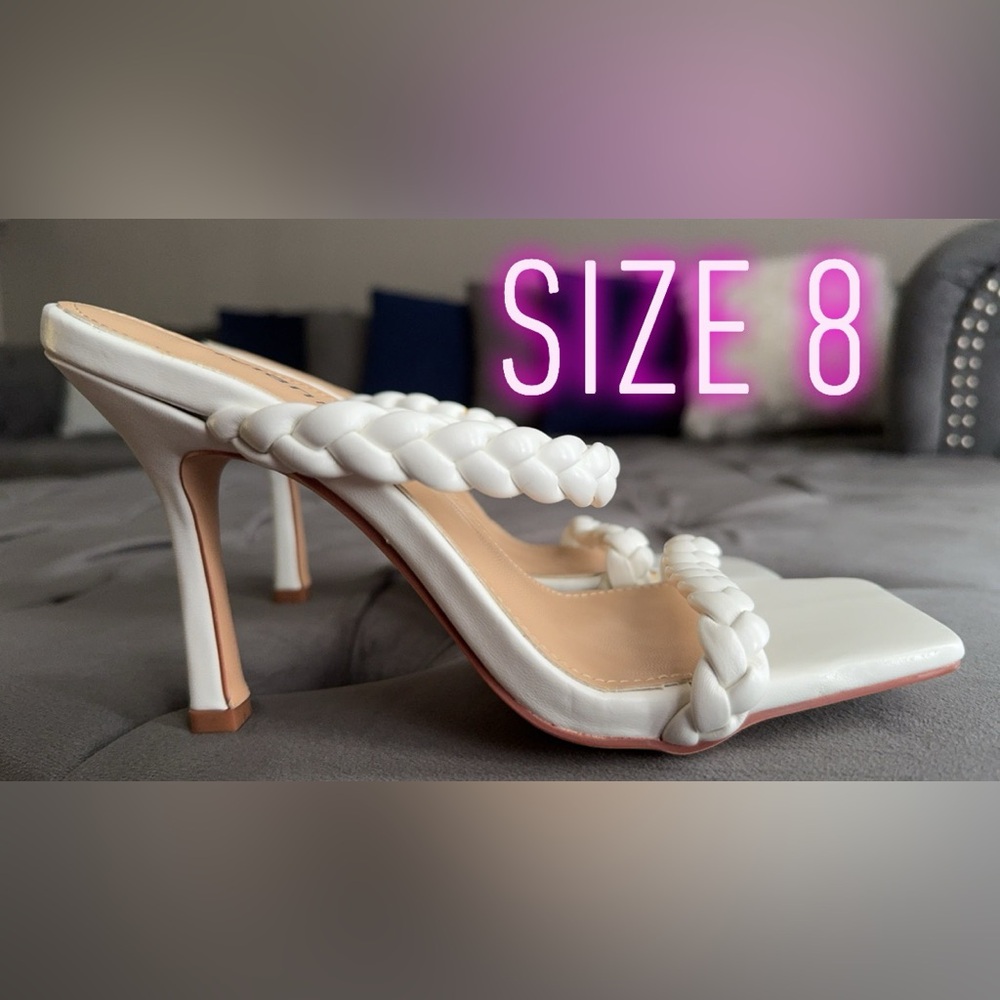 White short heels!